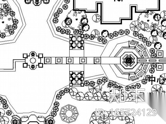 [长沙]某小区景观总体规划设计cad施工图下载【ID:165724129】