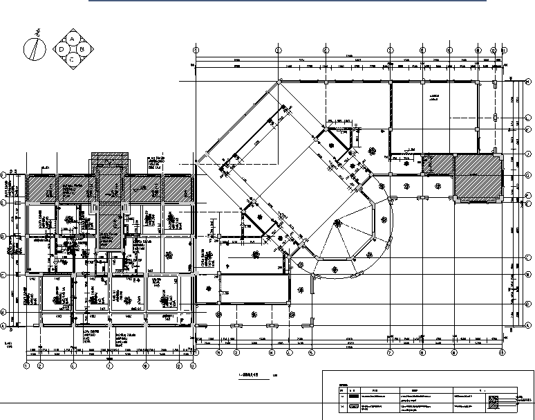 香溪美地售楼处及会所设计施工图（附效果图）cad施工图下载【ID:161716197】