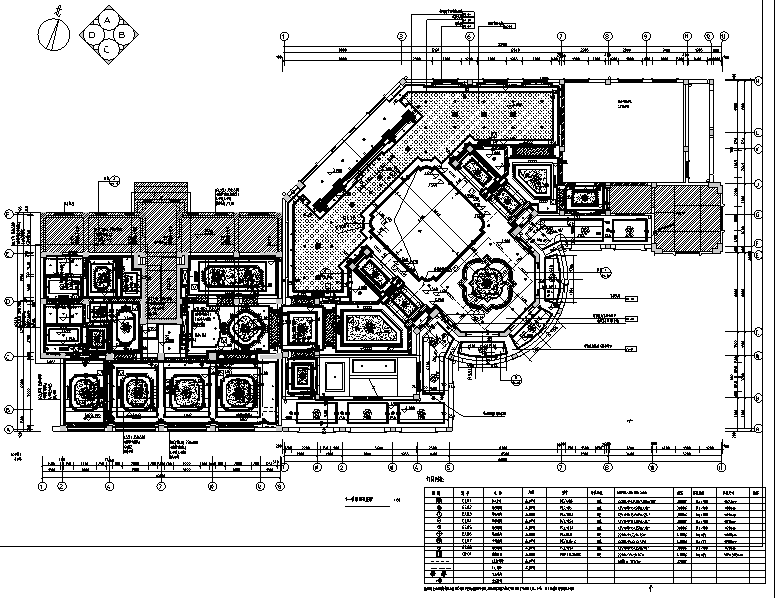 香溪美地售楼处及会所设计施工图（附效果图）cad施工图下载【ID:161716197】