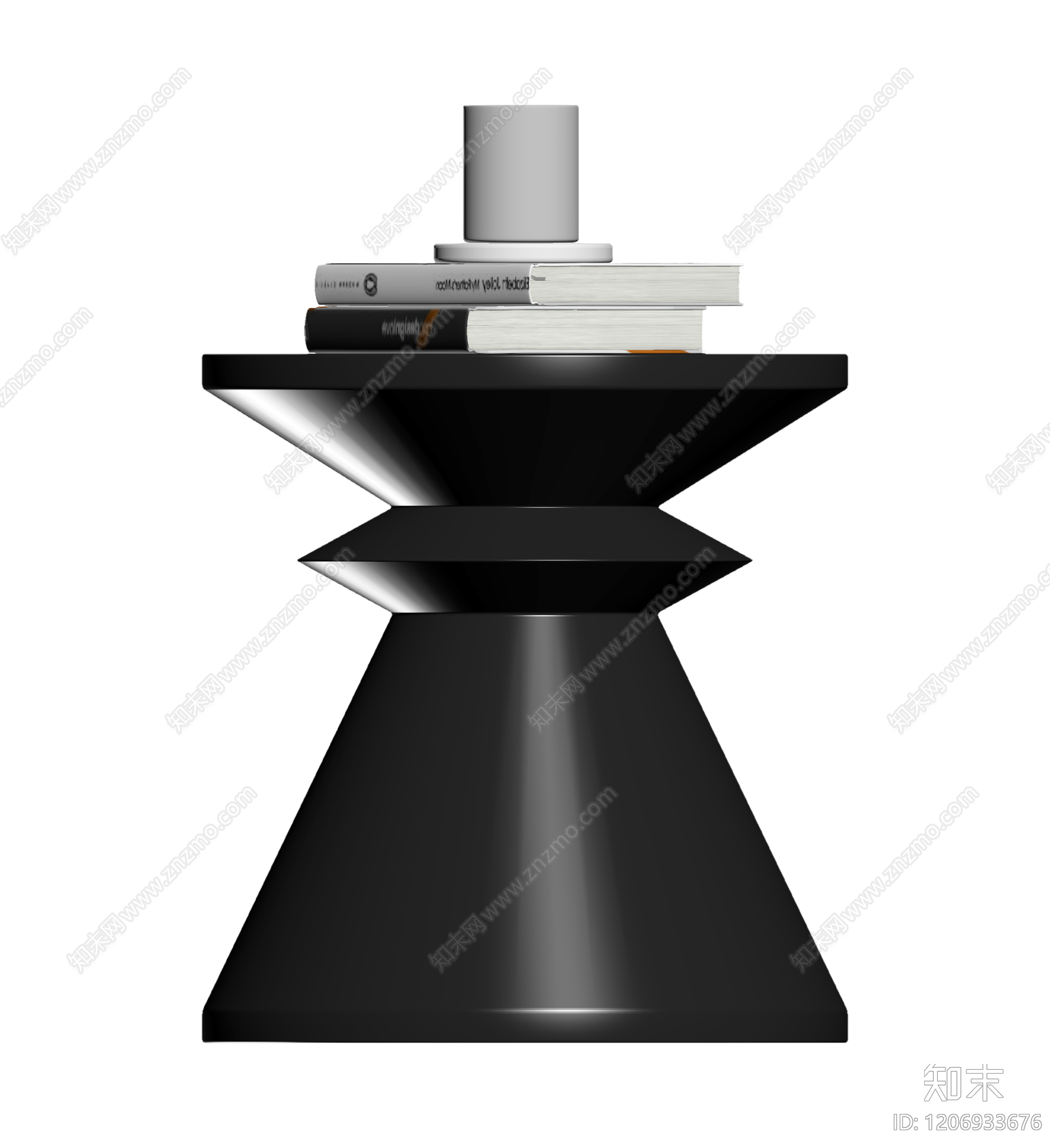 黑色异形边几3D模型下载【ID:1206933676】