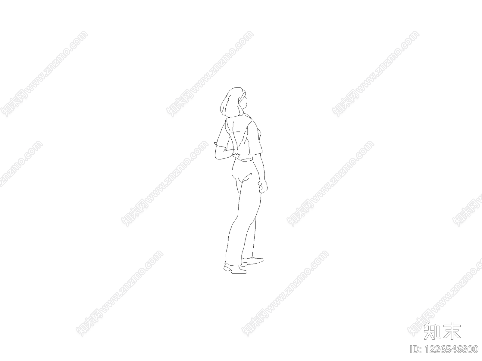 人物cad施工图下载【ID:1226546800】