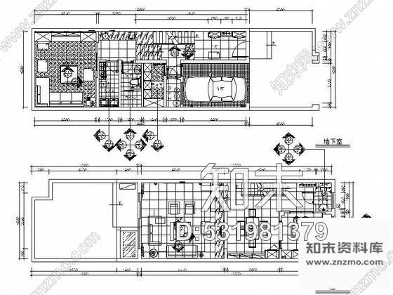 施工图上海某现代风花园三层别墅室内装修施工图含效果和设计文本cad施工图下载【ID:531981379】