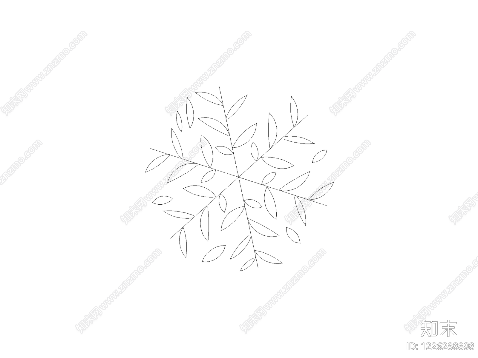 绿植cad施工图下载【ID:1226288898】