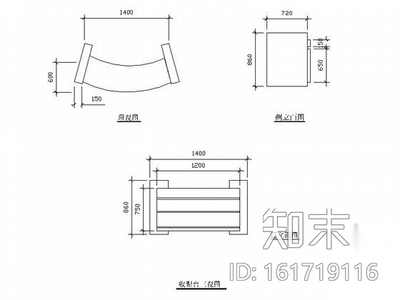 64平方服装店内装修图cad施工图下载【ID:161719116】