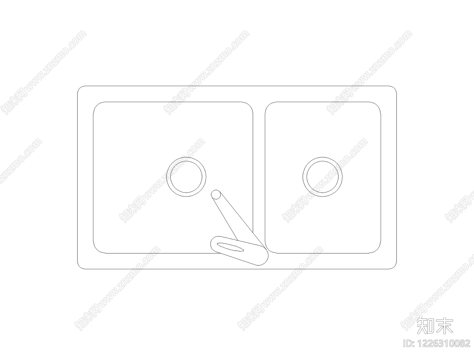 平立面图图块平面图块cad施工图下载【ID:1226310082】