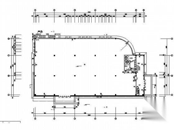 某二层售楼处建筑施工套图cad施工图下载【ID:165140139】