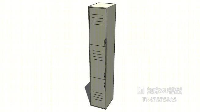 收纳柜SU模型下载【ID:219282811】