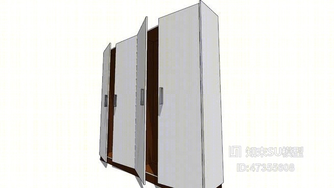 衣柜SU模型下载【ID:317860099】