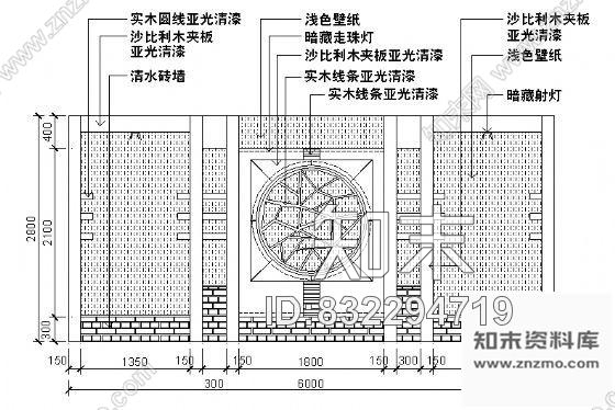 图块/节点餐厅包间立面cad施工图下载【ID:832294719】