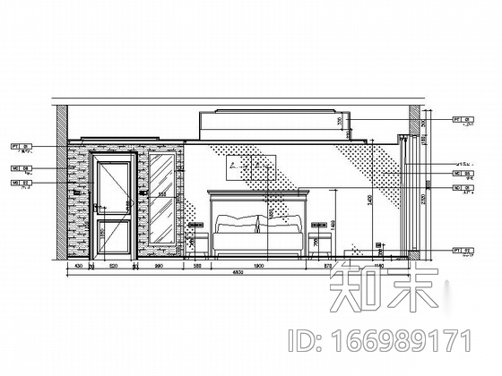 [苏州]社区型中心高档酒店客房装修施工图（含效果）施工图下载【ID:166989171】