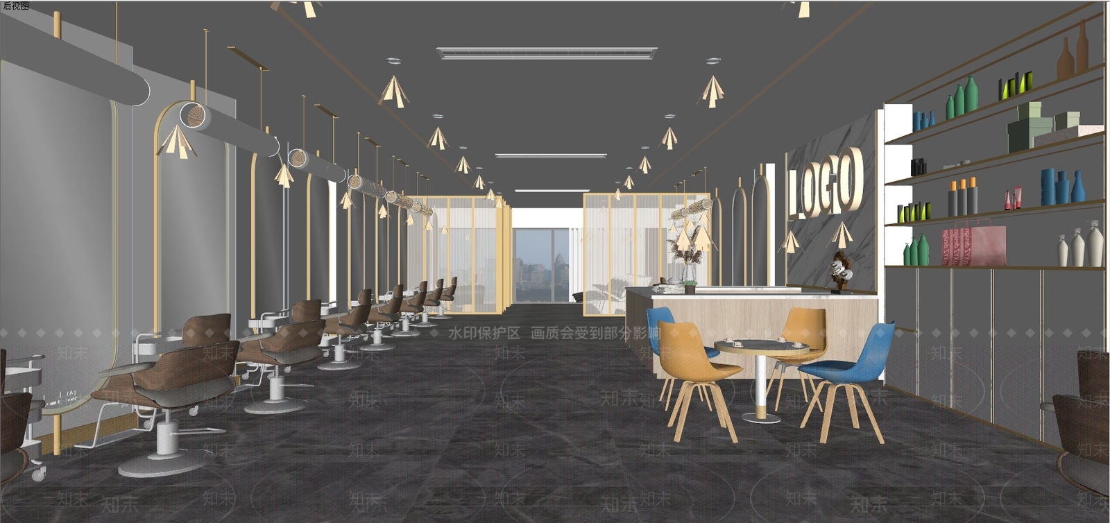 现代理发店SU模型下载【ID:1101804735】