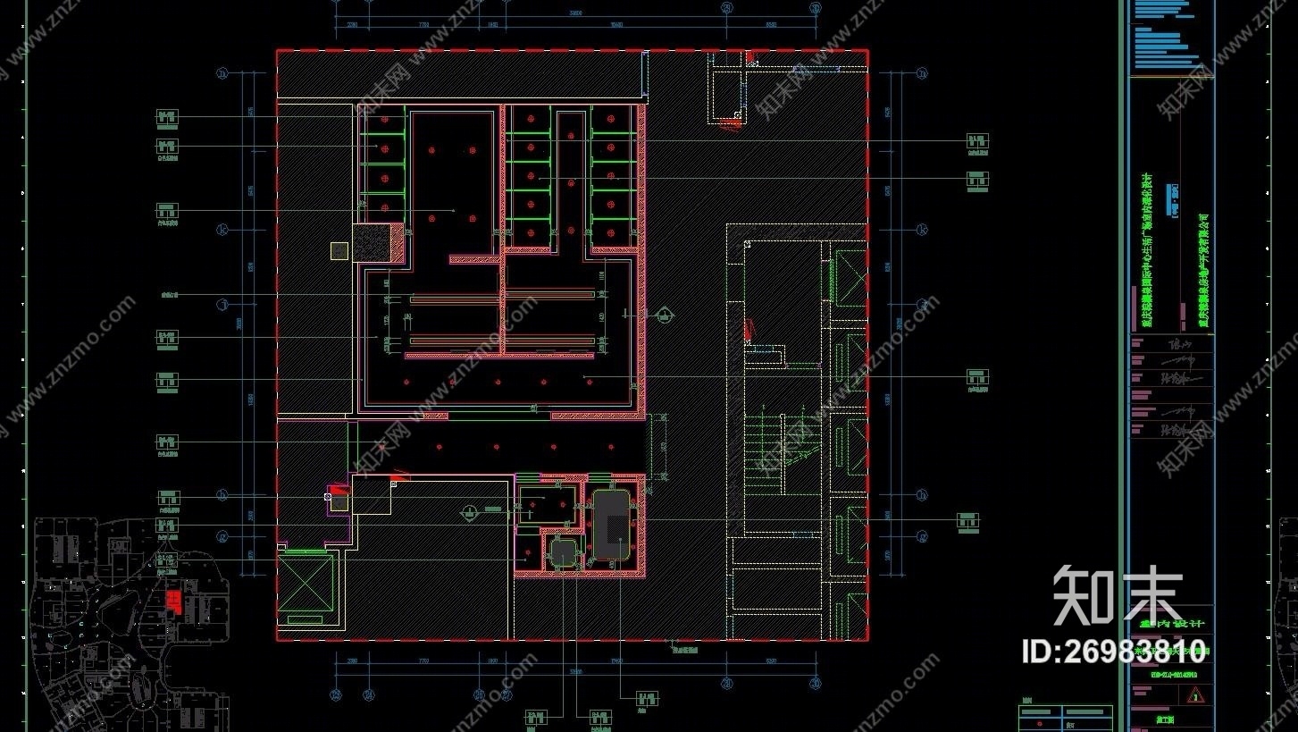 重庆棕榈泉国际中心生活广场（CAD施工图纸）cad施工图下载【ID:26983810】