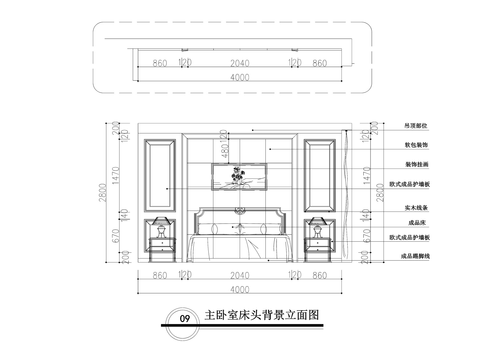 罗曼时光欧式风格住宅设计方案+施工图（JPG+CAD）60页cad施工图下载【ID:160386178】