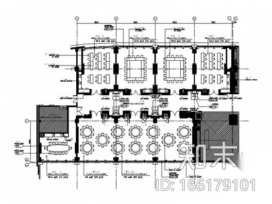 [上海]高档豪华酒店功能房及大堂CAD施工图cad施工图下载【ID:166179101】