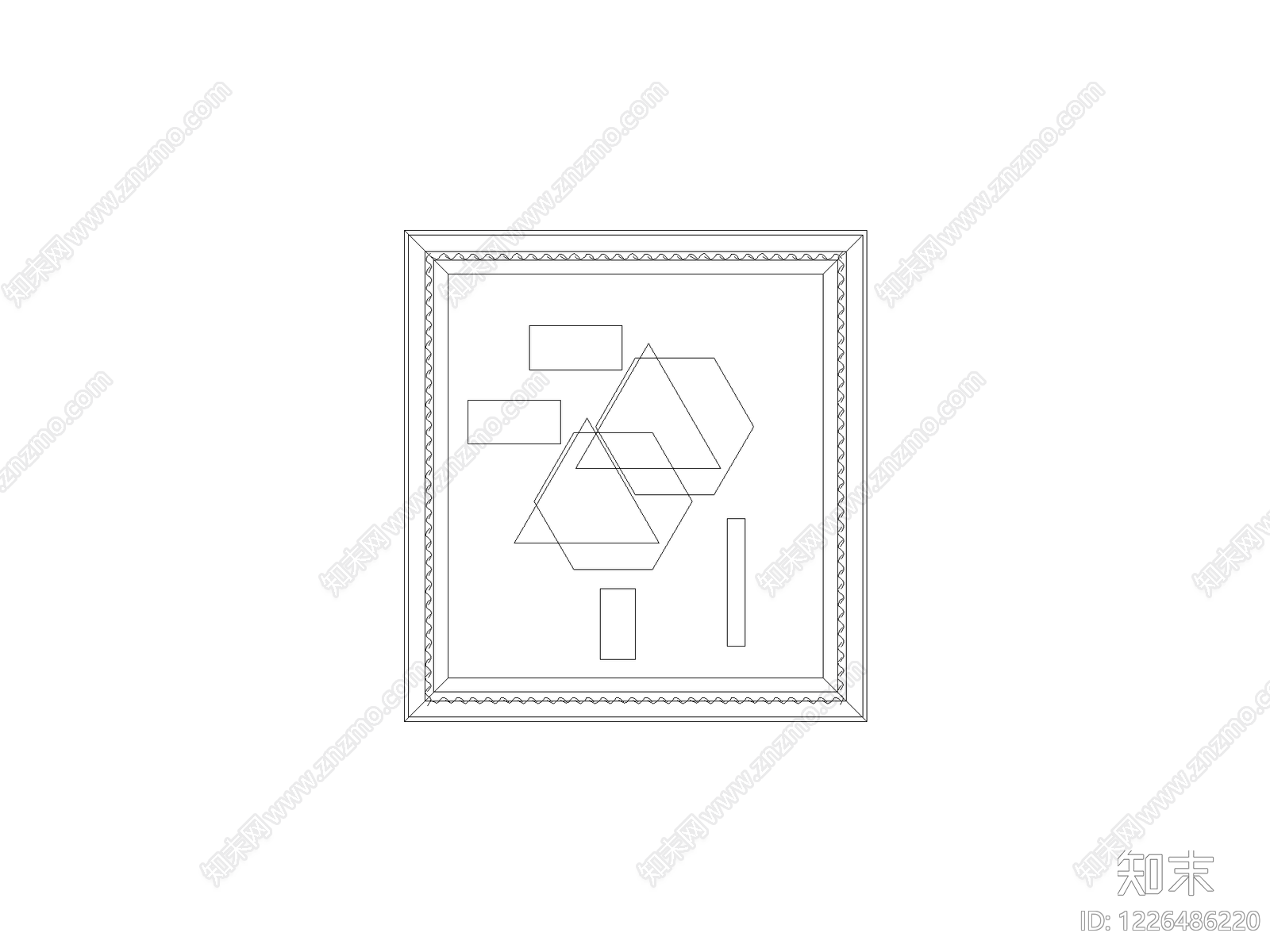 挂画CAD图纸