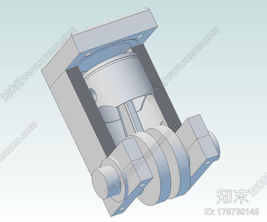 可移动的3D发动机打印模型3d打印模型下载【ID:178730146】