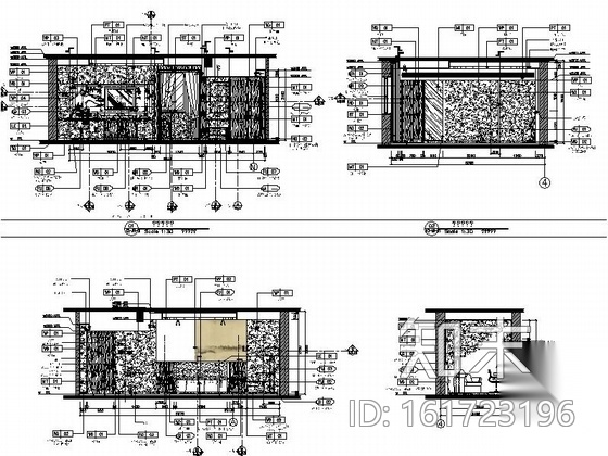 [陕西]投资8.6亿兴建核心区高大上超五星级度假酒店设...cad施工图下载【ID:161723196】