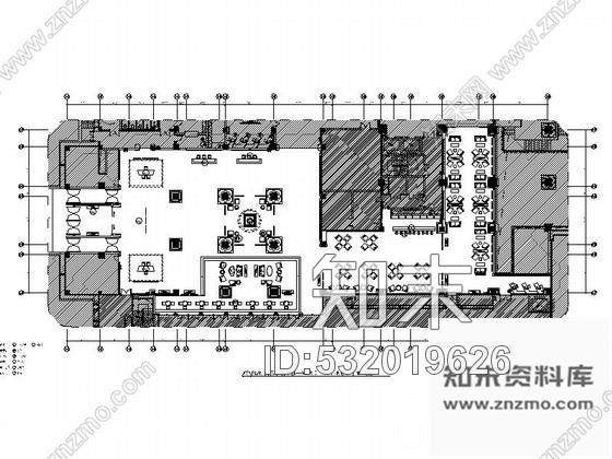 施工图西藏超大气西部民族风情酒店大堂及大堂吧施工图含效果图cad施工图下载【ID:532019626】