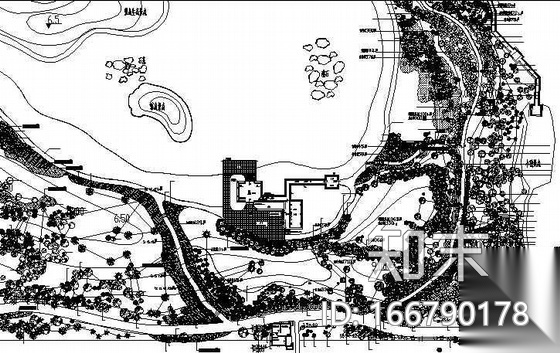 某公园植物配置图cad施工图下载【ID:166790178】