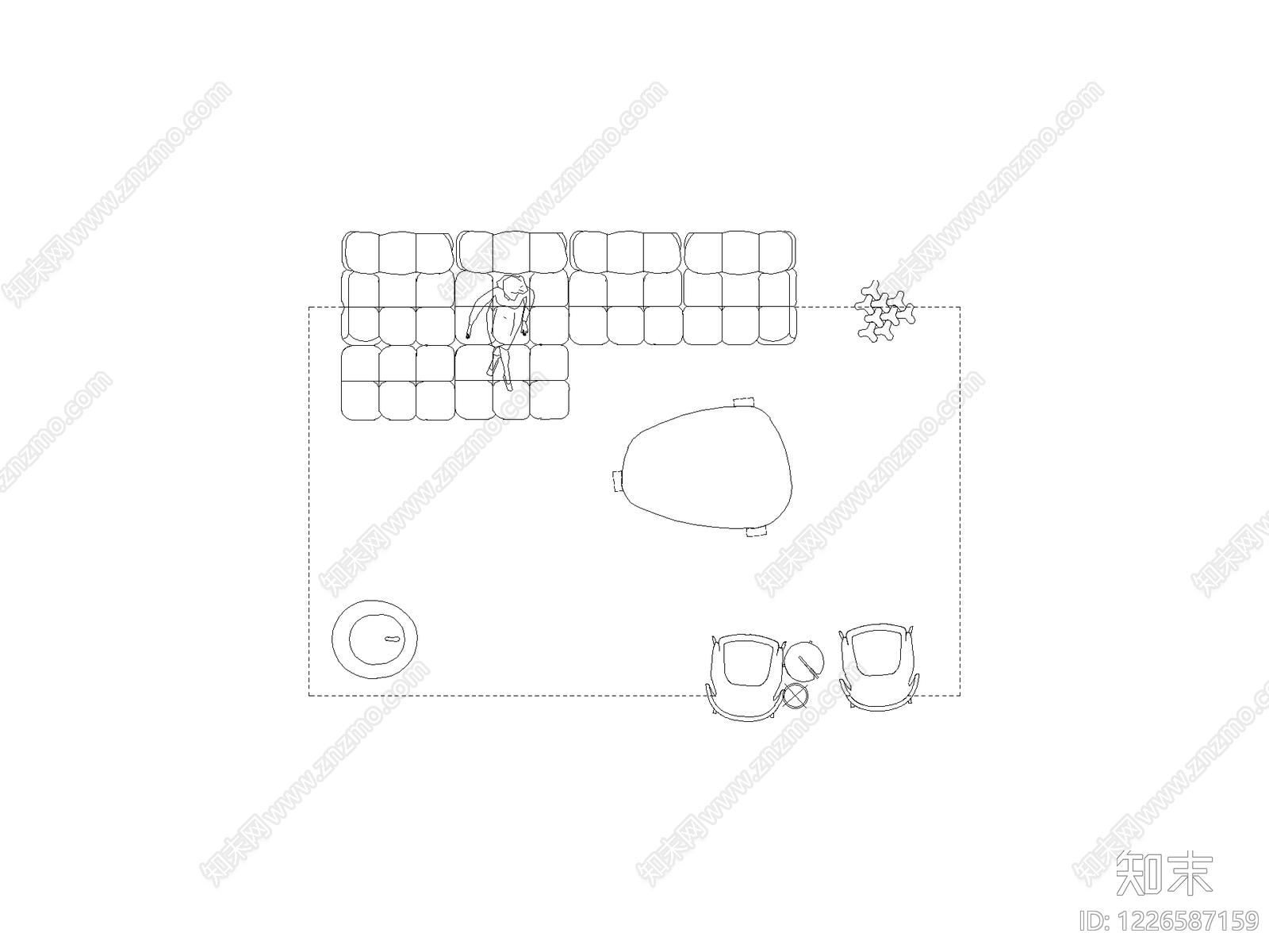 现代家装图库CAD图纸