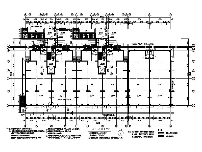 [宁夏]大型医院配套生活区商住楼施工图（含全专业图纸）cad施工图下载【ID:166721126】