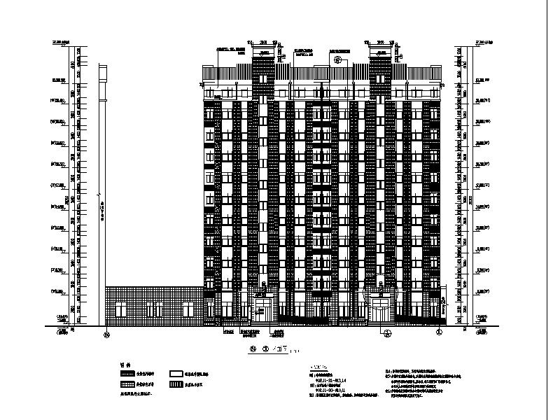 [宁夏]大型医院配套生活区商住楼施工图（含全专业图纸）cad施工图下载【ID:166721126】