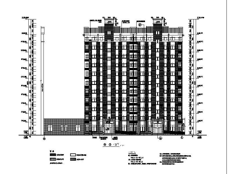 [宁夏]大型医院配套生活区商住楼施工图（含全专业图纸）施工图下载【ID:149782109】