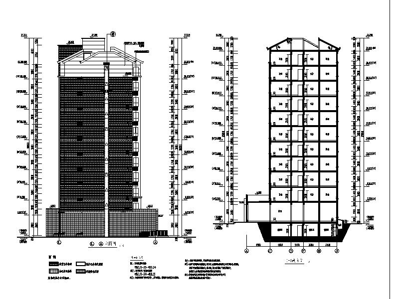 [宁夏]大型医院配套生活区商住楼施工图（含全专业图纸）cad施工图下载【ID:166721126】