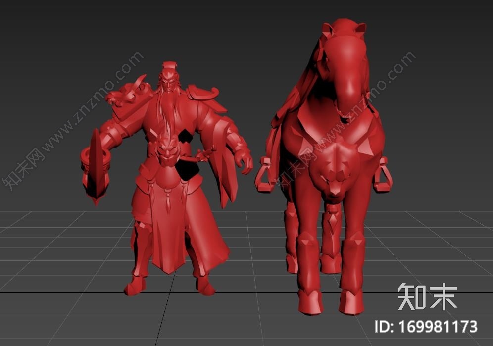 guanyu_武圣关羽3d打印模型下载【ID:169981173】
