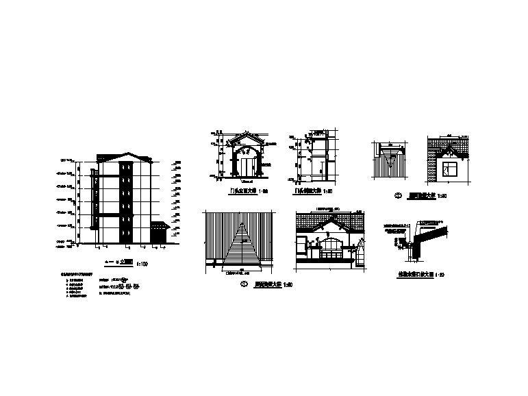 [宁夏]六层砖混结构新中式风格住宅建筑施工图（含效果图...cad施工图下载【ID:149782141】