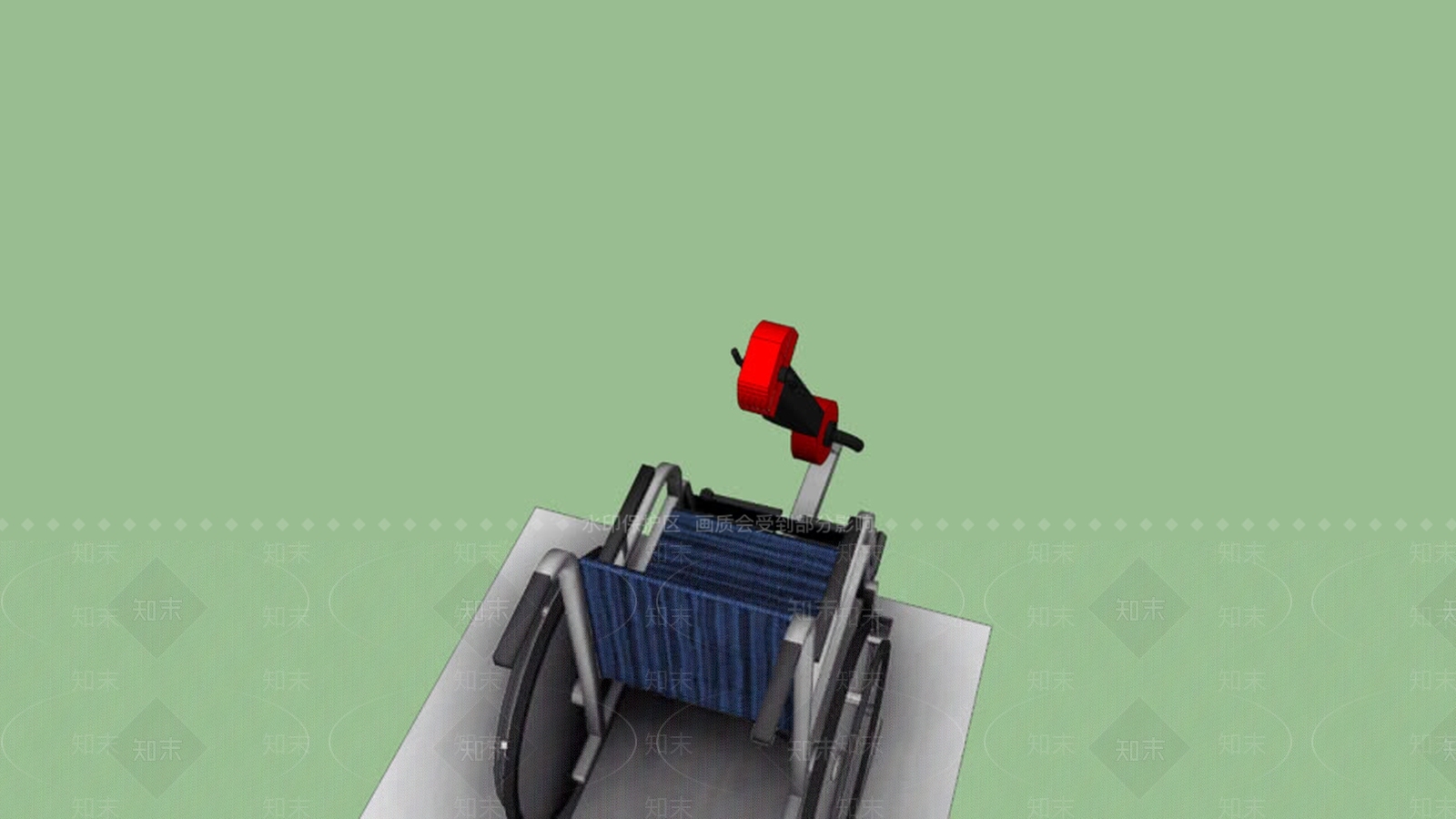 轮椅hometrainerSU模型下载【ID:1161890013】