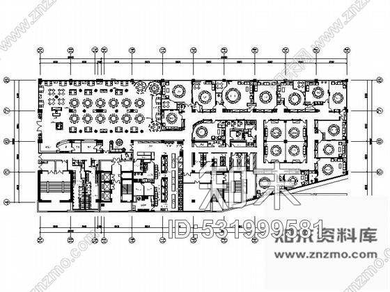 施工图天津特色湘菜馆室内装修图含效果cad施工图下载【ID:531999581】