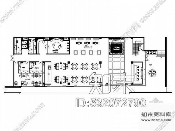 施工图浙江某花园小区售楼处室内装修施工图cad施工图下载【ID:532072790】