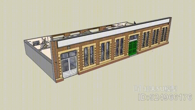 老售票厅，HullSU模型下载【ID:524966176】