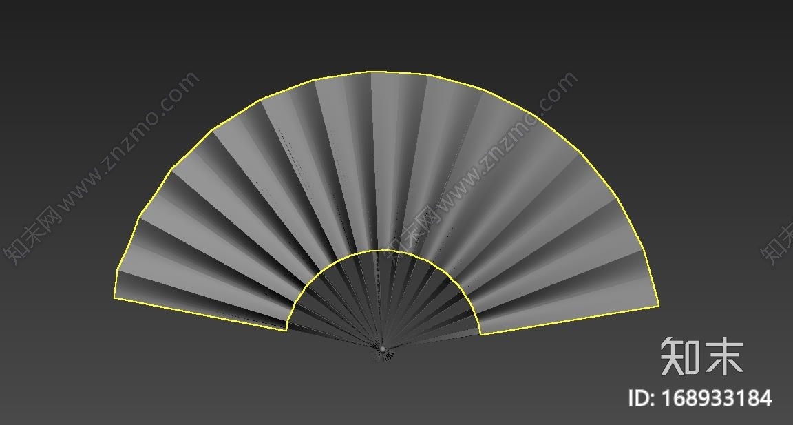 折扇CG模型下载【ID:168933184】