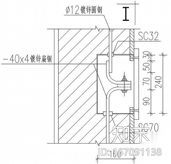 综合楼电气工程防雷接地大样图cad施工图下载【ID:167091138】