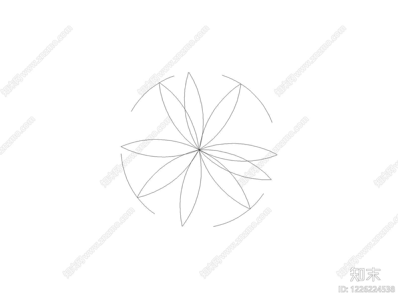 雕塑装饰构件CAD图纸