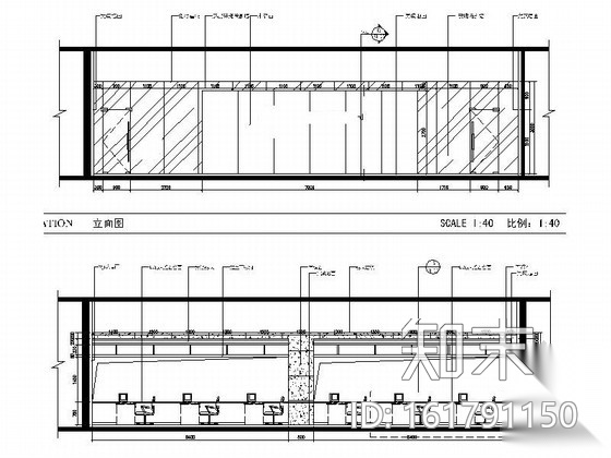 [江苏]现代全国性综合财产保险分公司办公空间装修施工图...cad施工图下载【ID:161791150】