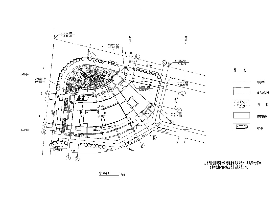 凯悦宾馆现代高层建筑施工图CADcad施工图下载【ID:168108102】