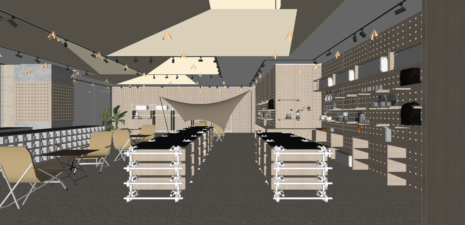 工业其他店铺SU模型下载【ID:1215938727】