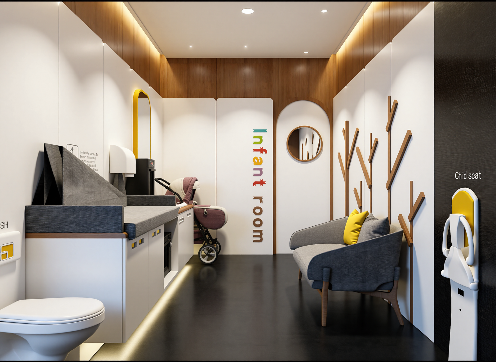 现代母婴室3D模型下载【ID:1215133512】