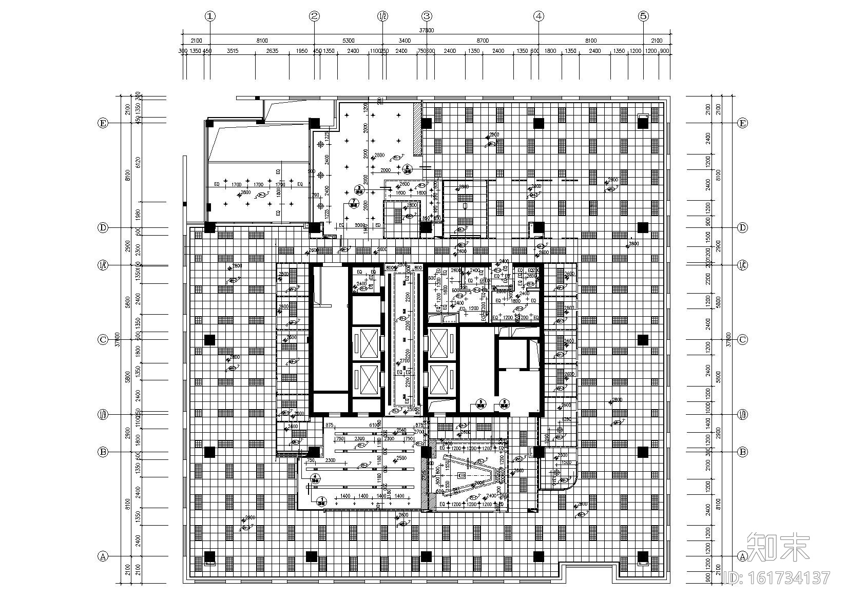 [成都]戴尔成都专卖店办公室施工图+效果图施工图下载【ID:161734137】