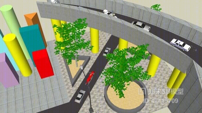 景观小建筑SU模型下载【ID:617952788】
