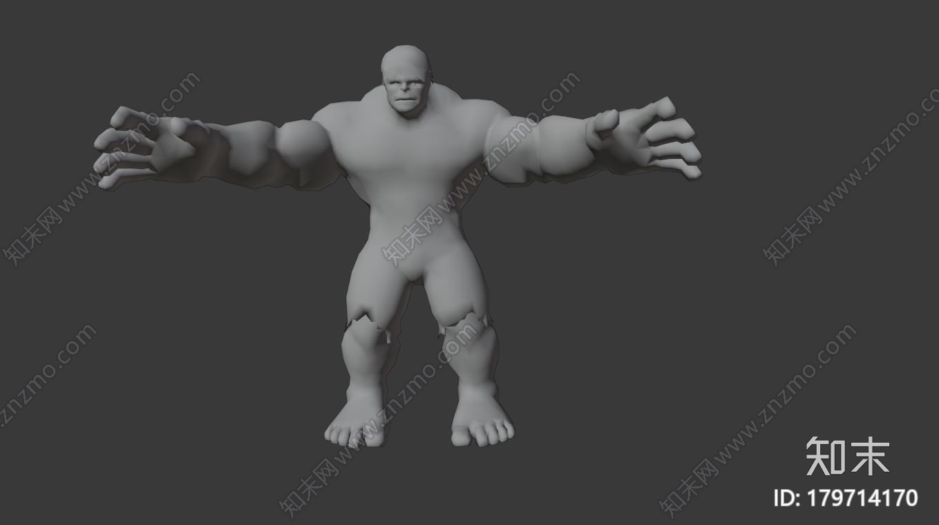 Hulk绿巨人浩克CG模型下载【ID:179714170】