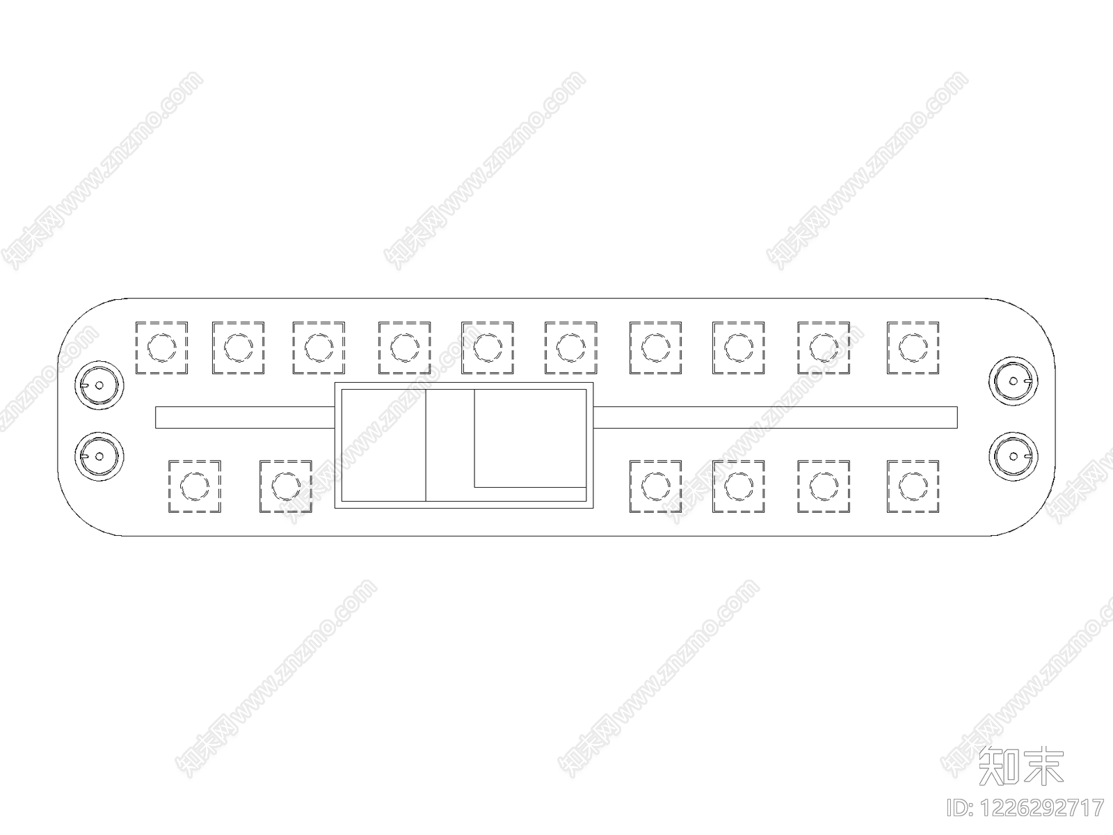 开关插座CAD图纸