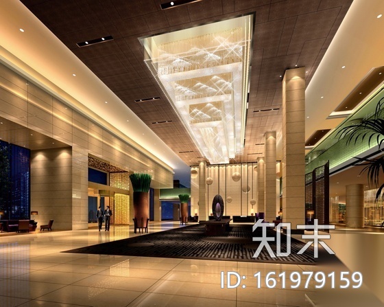 [北京]五星级商务酒店施工图（含效果）施工图下载【ID:161979159】