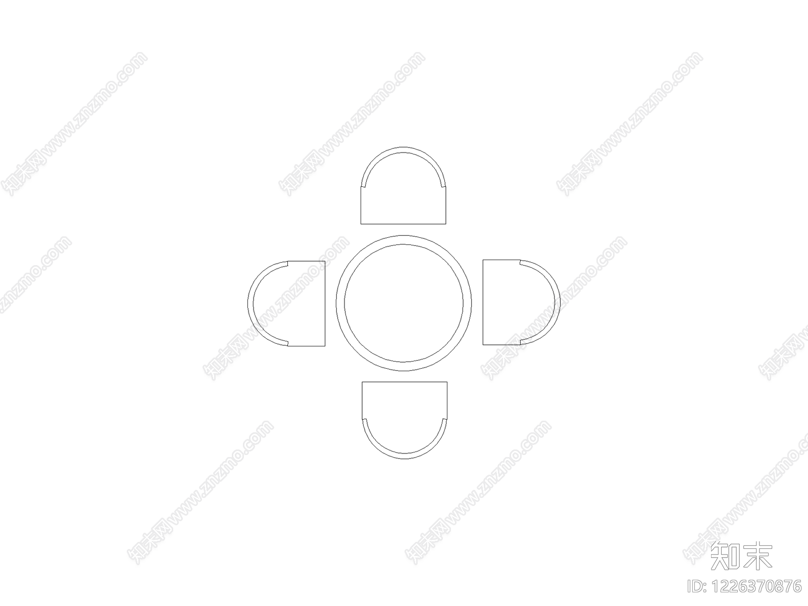 桌子CAD图纸