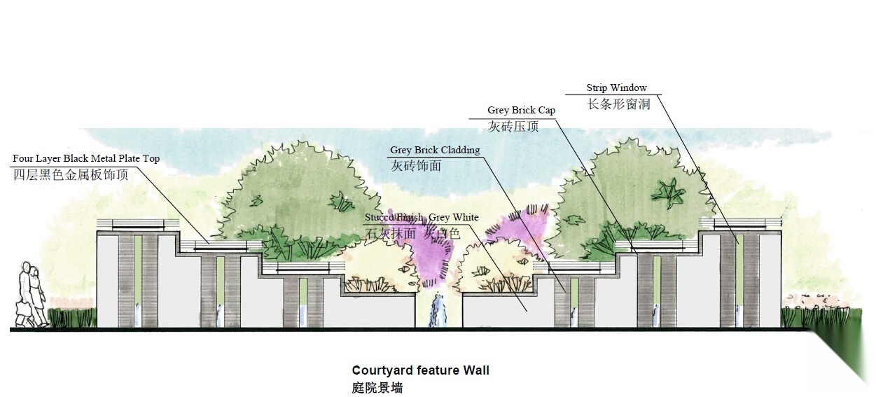 [陕西]西安传统花园式庭院景观设计方案cad施工图下载【ID:161077101】