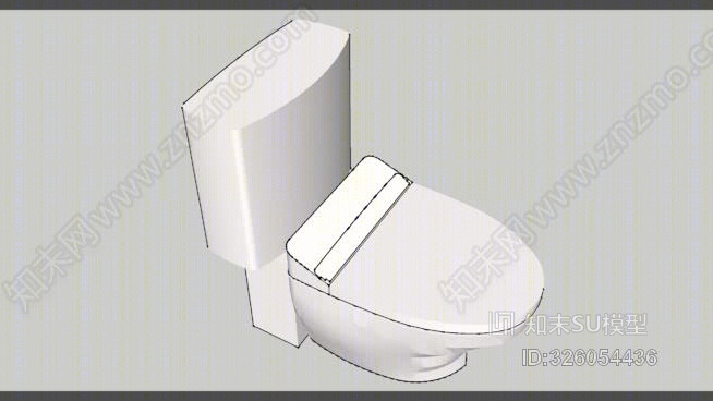 冷模厕所SU模型下载【ID:326054436】
