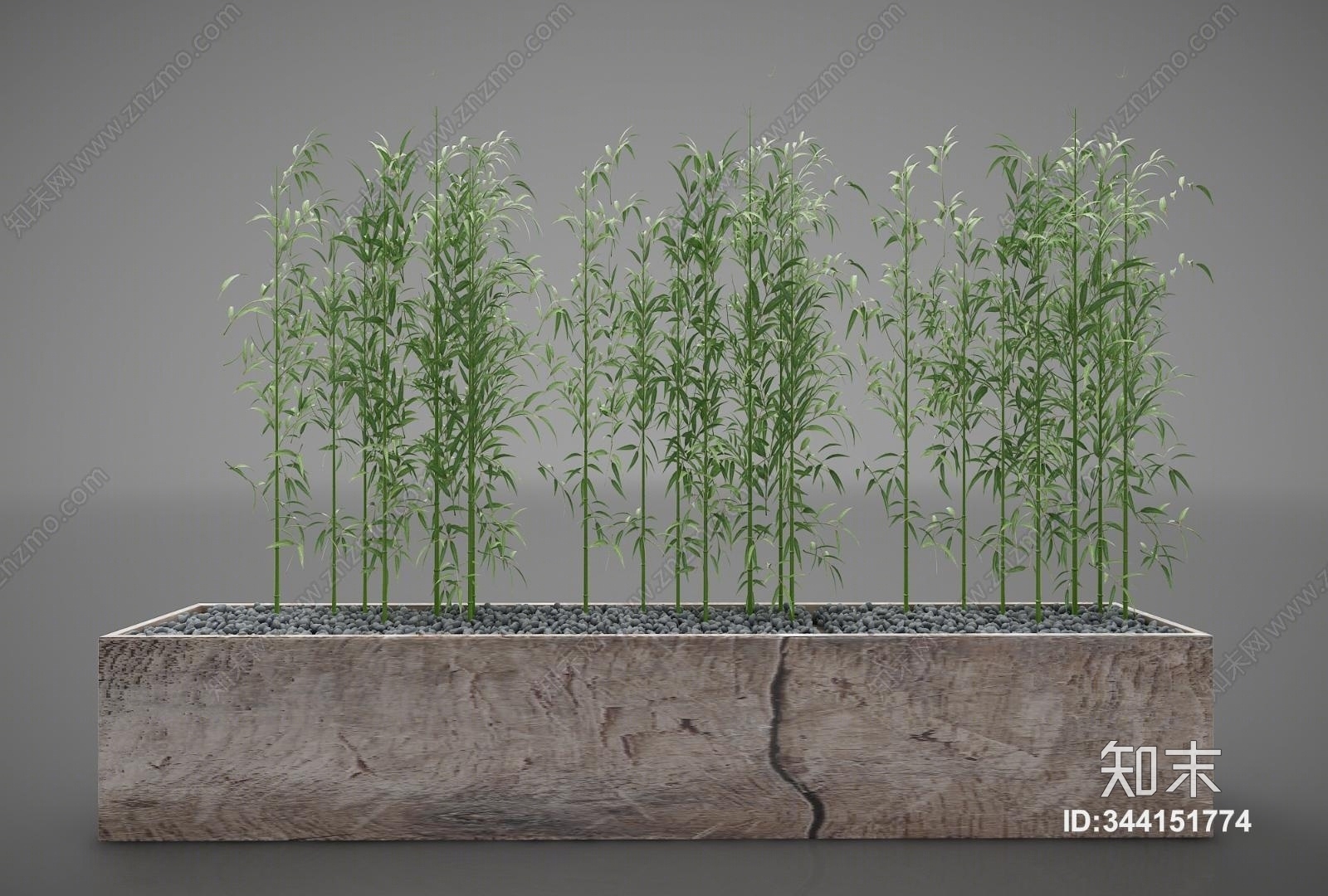 新中式风格景观小品3D模型下载【ID:344151774】